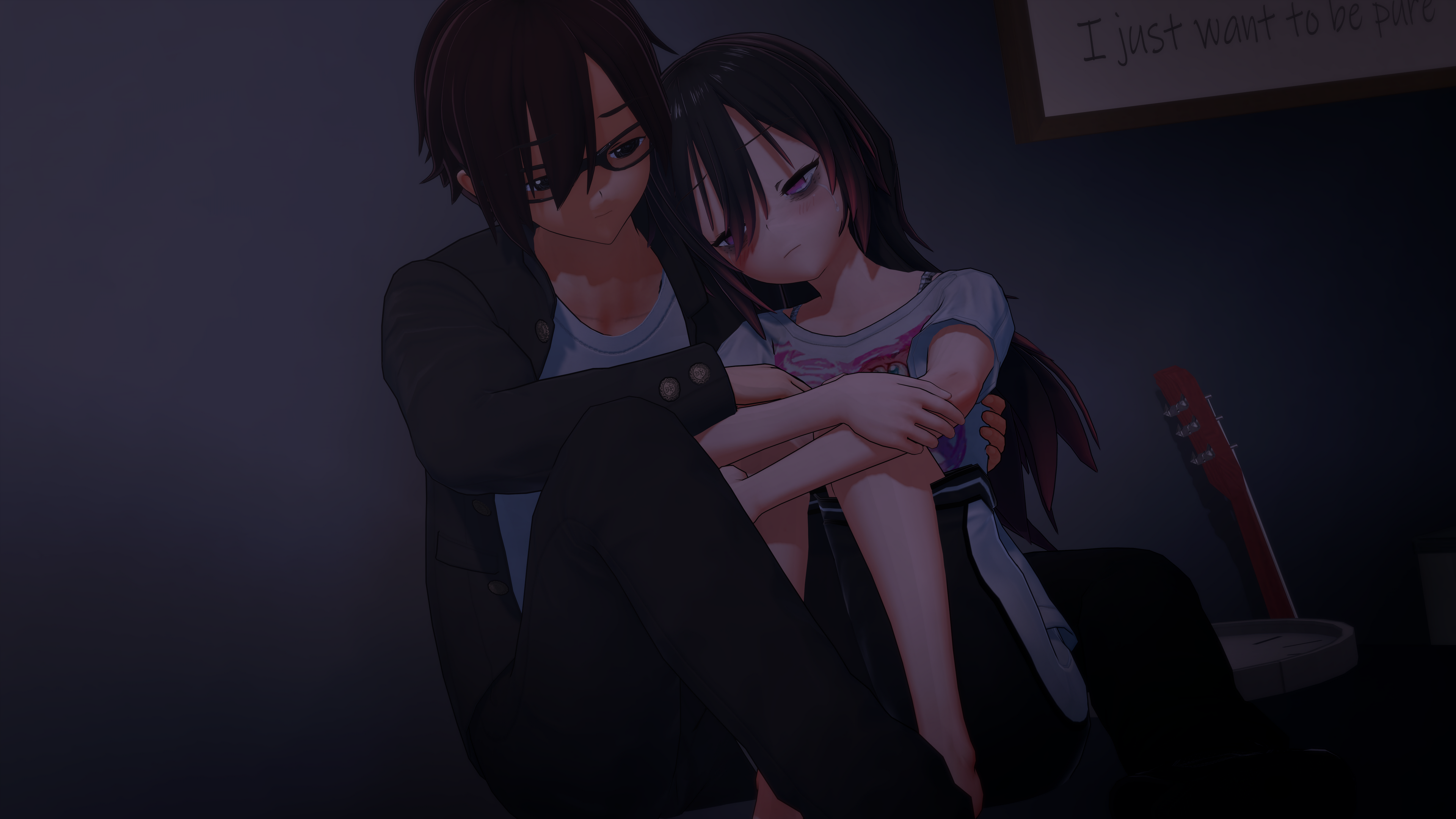 Depressed Rin and Sensei