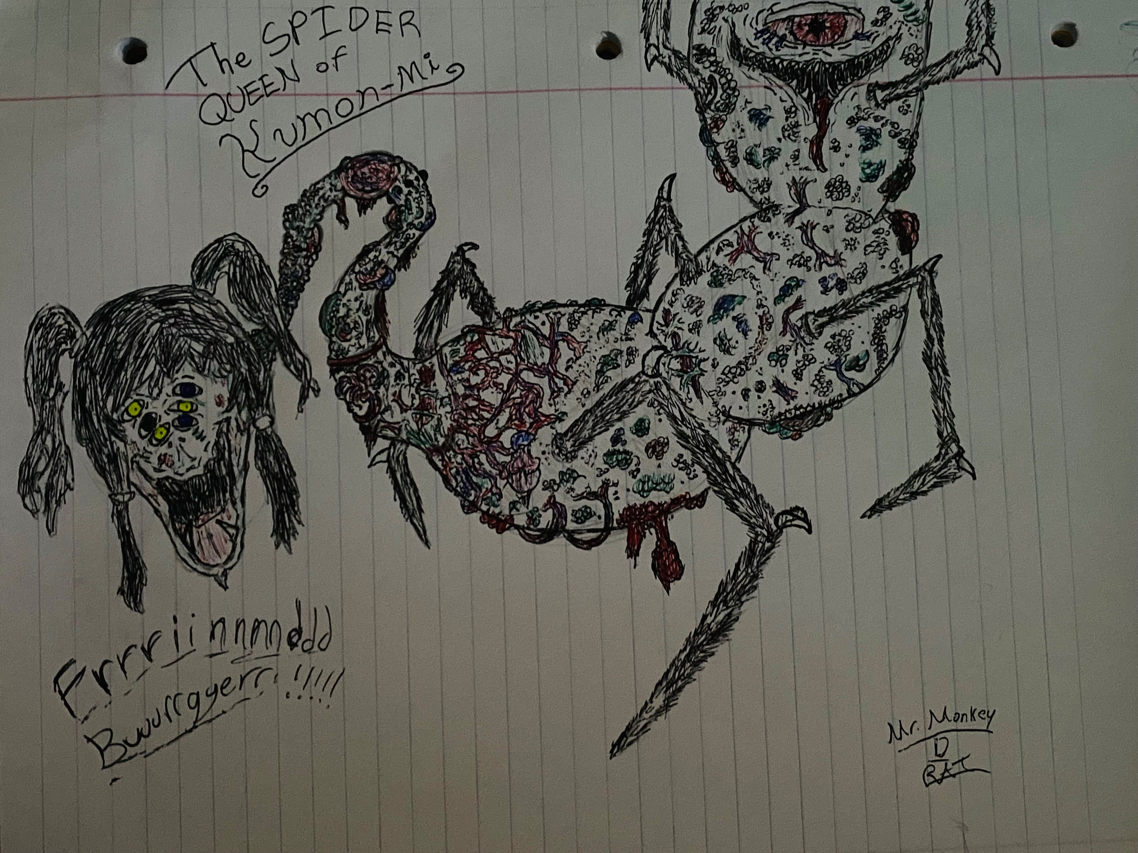 The Spider Queen's True Form