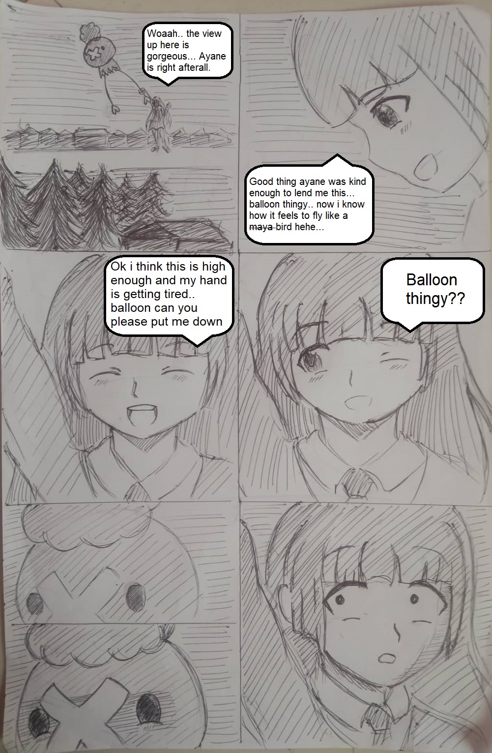 Ami Balloon Thingy Comic