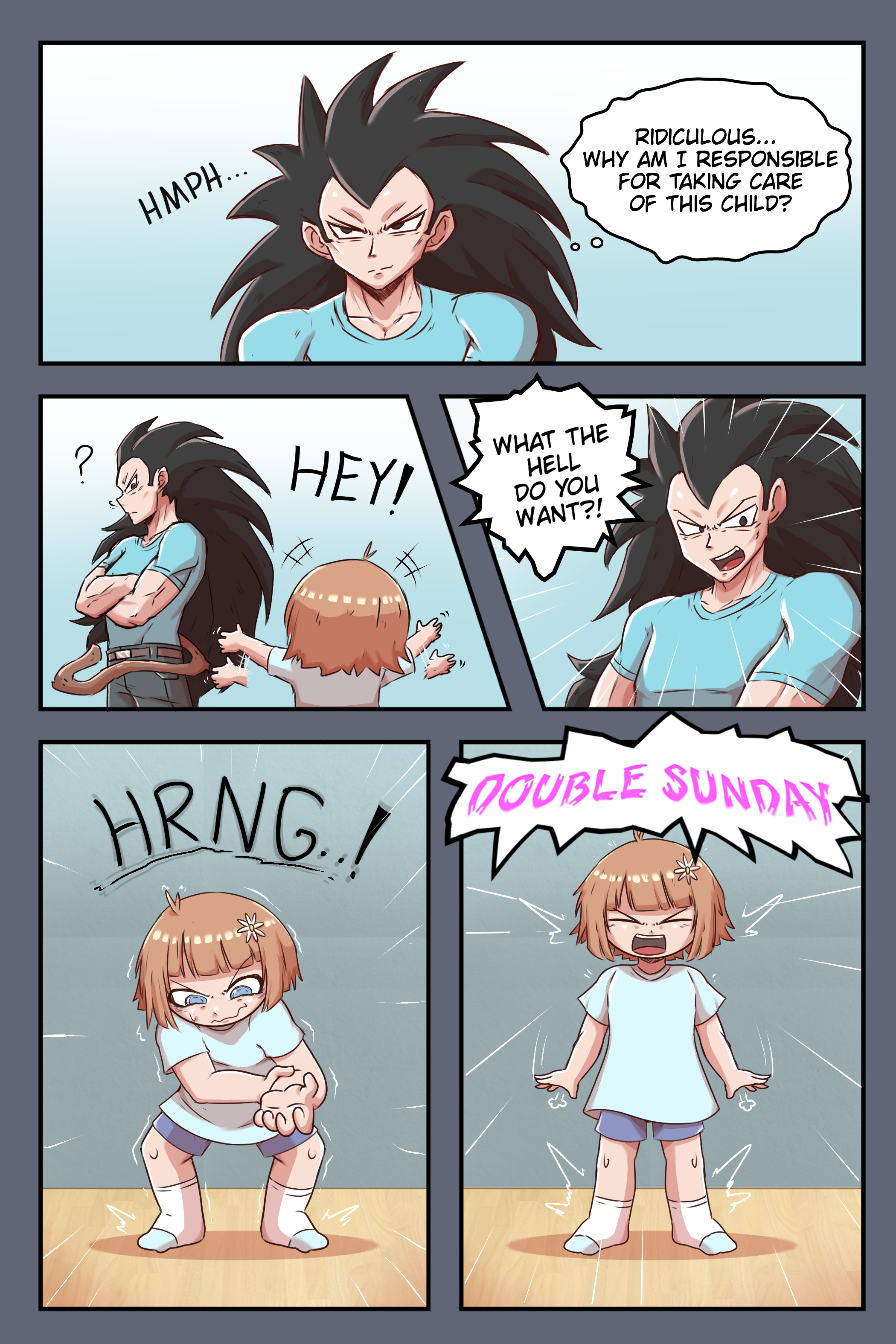 Daisy And Raditz Comic Page 1 1