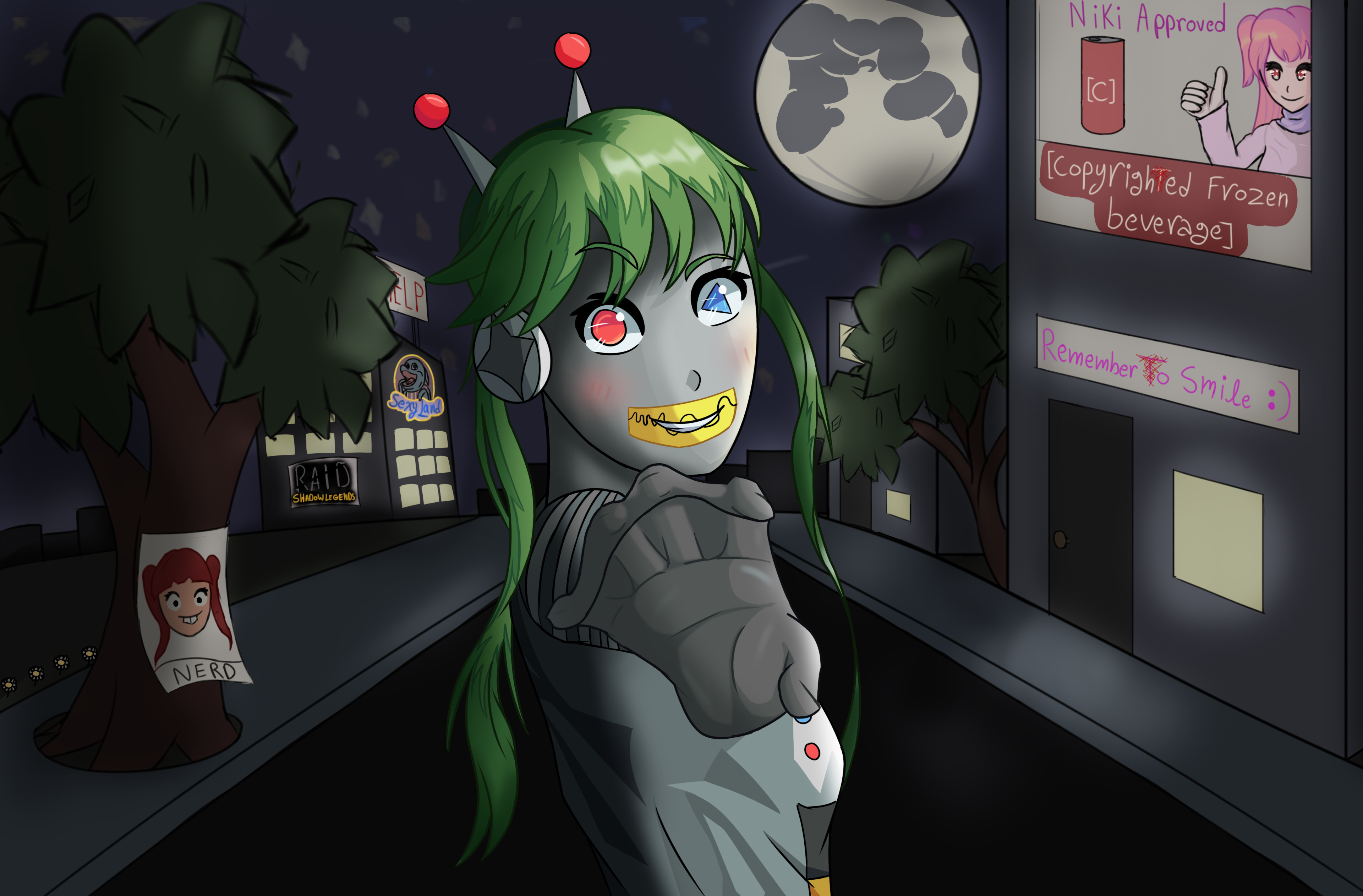 Lil Halloween IO AS ROBOT